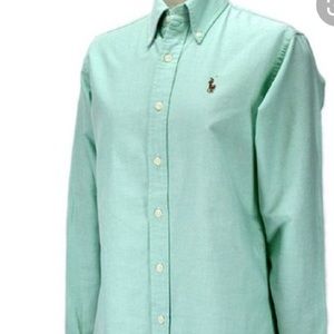 Ralph Lauren green button up